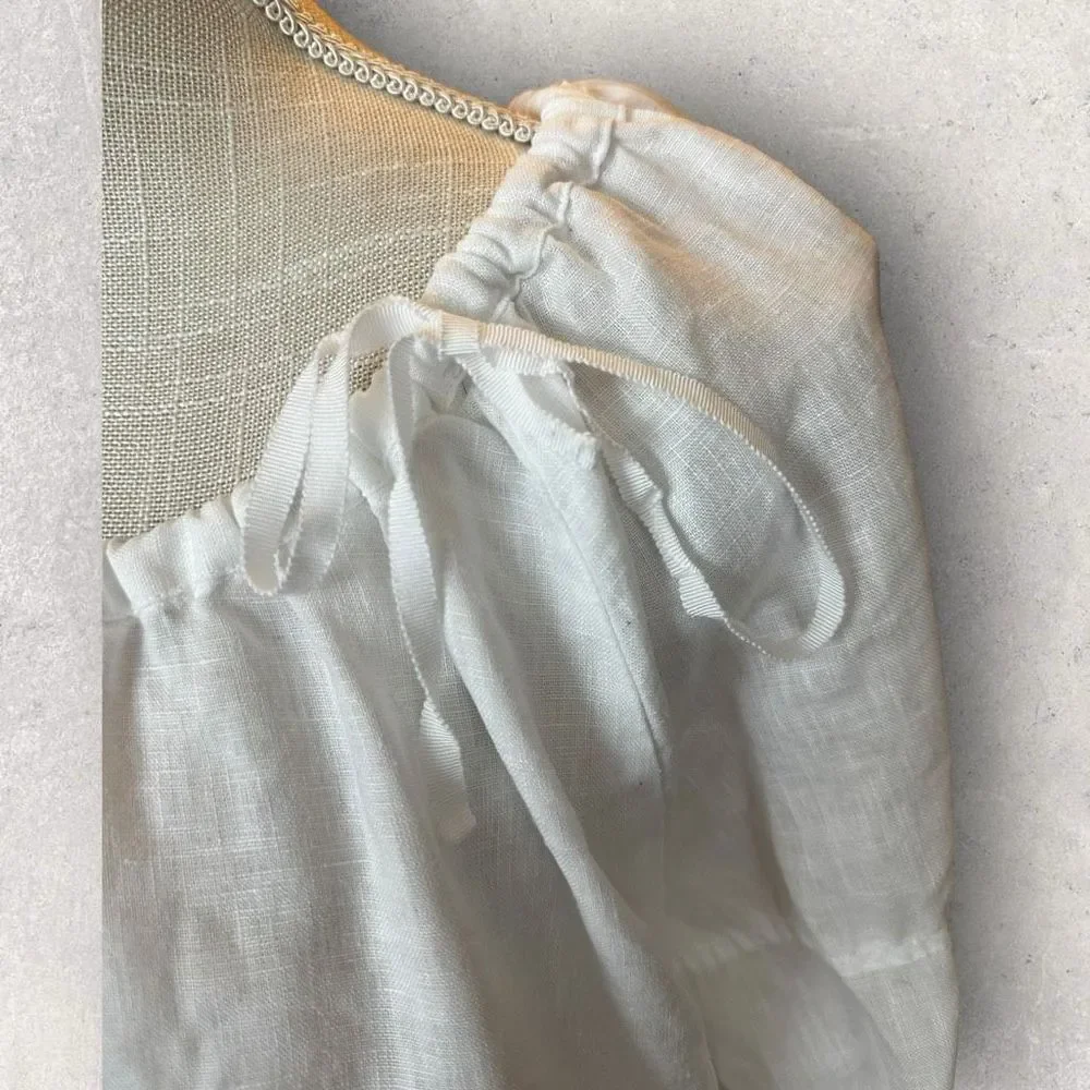 Women’s Johnny Was Linen Top Size Medium - Picture 4 of 11